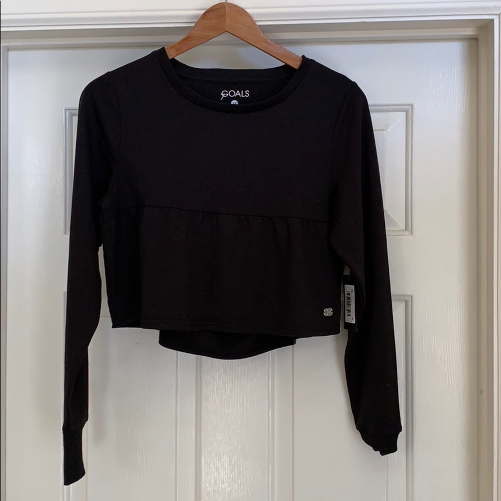 7 Goals Black Crop Top